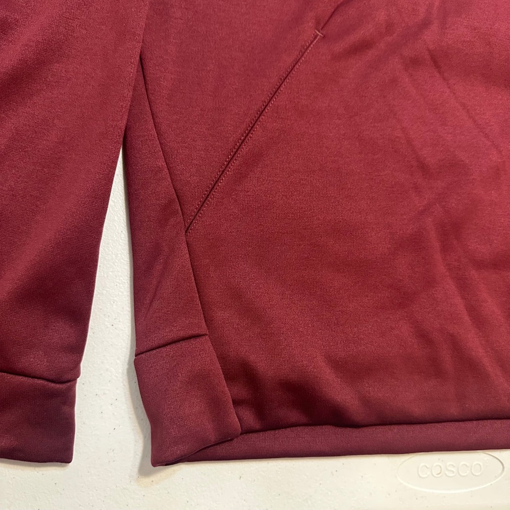 NWT Nike Hoodie Mens Small Maroon Berry Dri-FIT Pullover Outdoor Training - Picture 2 of 9